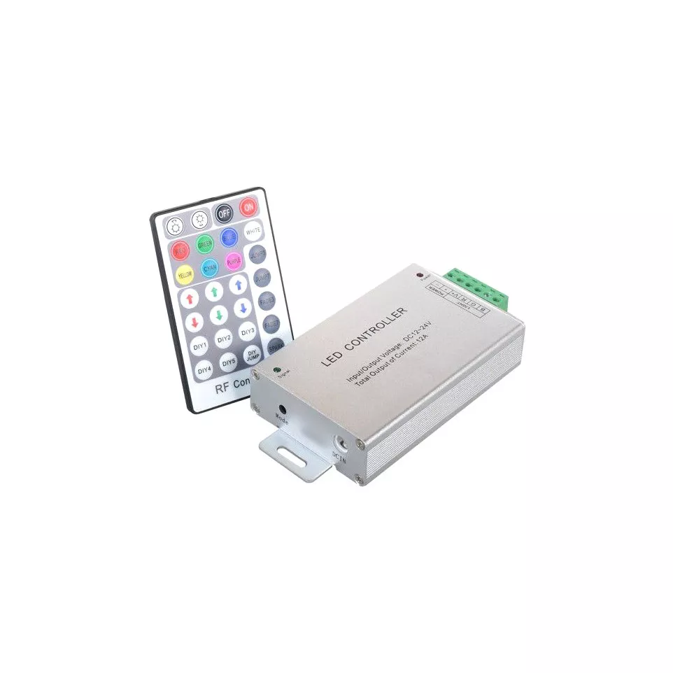 RGB LED Controller with RF Remote 12V...