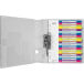 Leitz WOW intercalaires imprimables, 20 onglets
