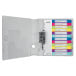 Leitz WOW intercalaires imprimables, 12 onglets