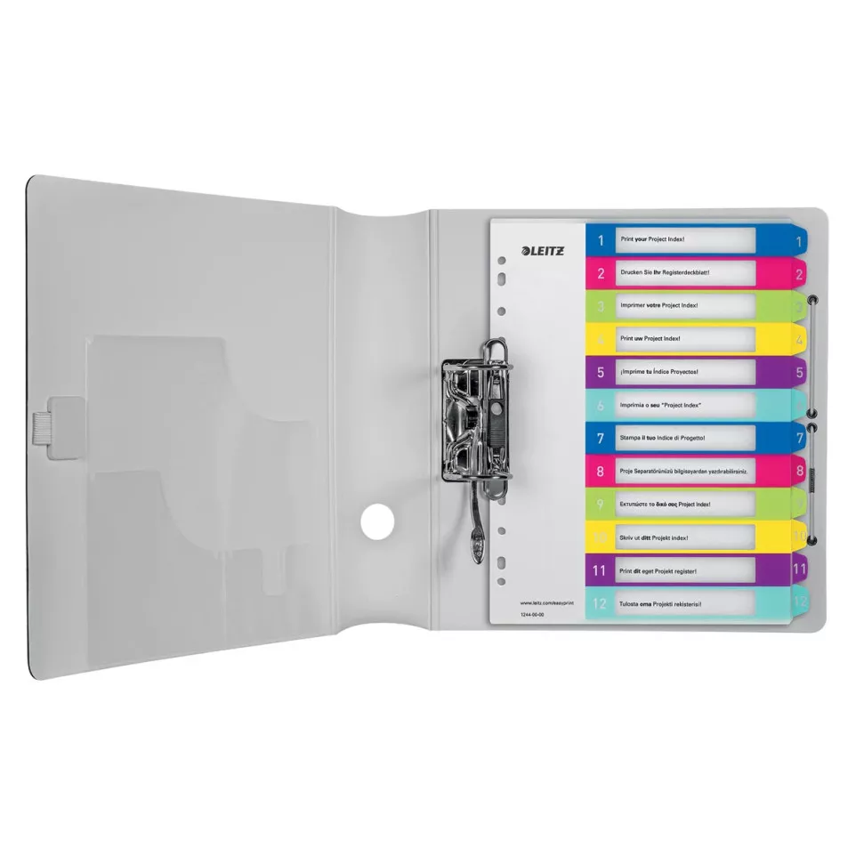 Leitz WOW printbare index, 12 tabs
