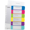 Leitz WOW Printable Dividers, 6 Tabs