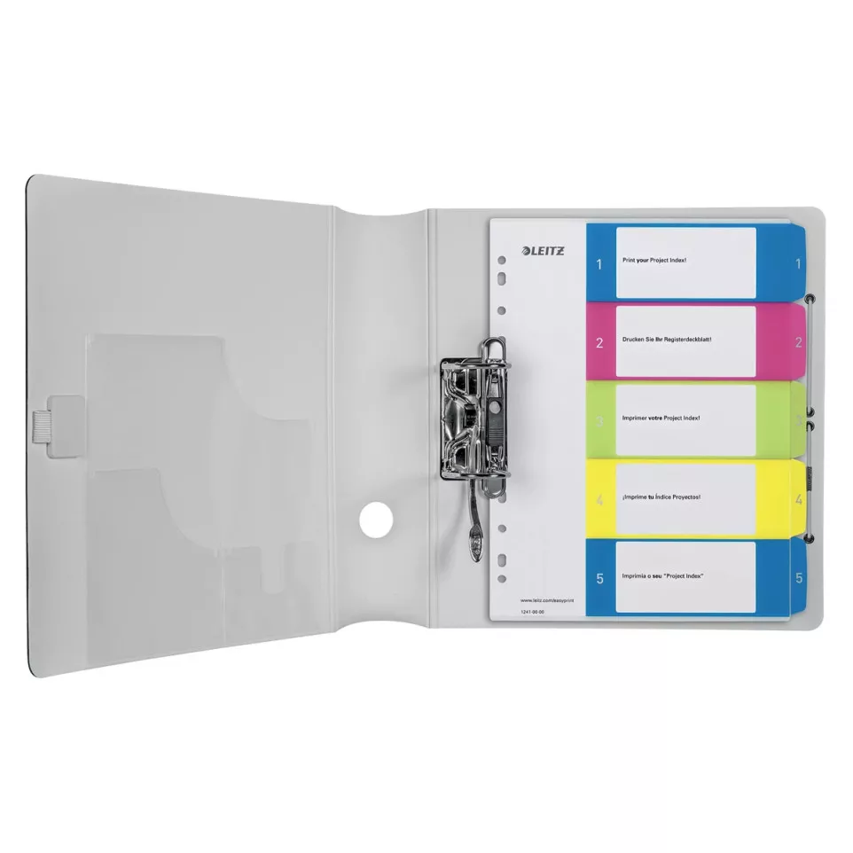 Leitz WOW Printable Dividers, 5 Tabs