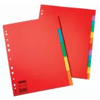Esselte intercalaires 12 onglets, carton de 220 g/m²