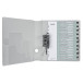Leitz WOW Printable Index Dividers, 20 Tabs, Black and White