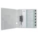 Leitz WOW intercalaires imprimables, 12 onglets, en noir et blanc