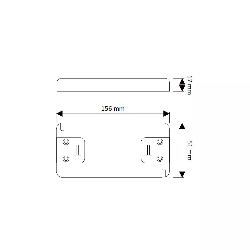 Slim LED-driver 30W 12V DC kabelvrij...