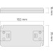 Driver LED Slim 15W 12V DC sans câble certifié TÜV / pce