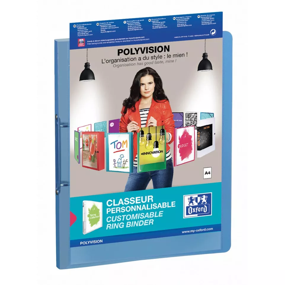 Oxford Polyvision A4 Customisable...