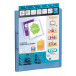 Oxford Polyvision A4 Customisable 2-Ring Binder in Blue, Polypropylene, 3 cm Spine