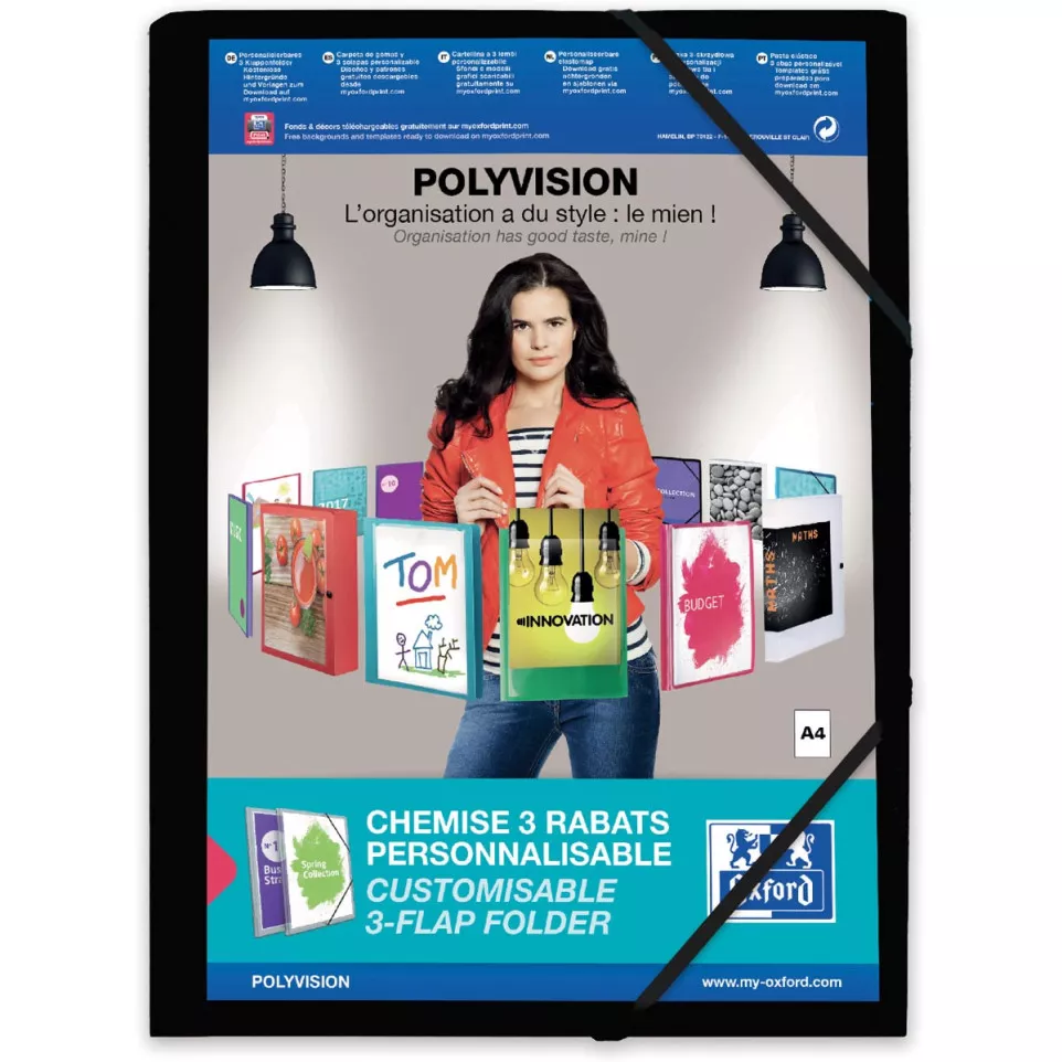 Oxford Polyvision A4 Polypropylene...