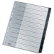 Leitz Recycle Dividers A4 11 Holes Polypropylene Black 1-10