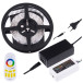 Kit ruban LED RGB 5050 5mx10mm 30Led/m IP20 30W-12V / pce