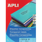 Apli Transparent Labels 210...