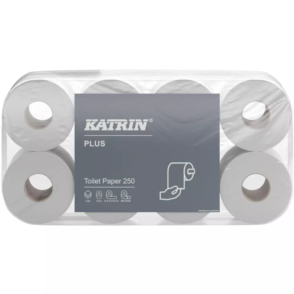 Katrin Plus toilet tissue 3-ply 250...