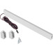 Railing Slanke LED garderobe rail met PIR sensor Alu 1400mm rechtse kabel / PCE