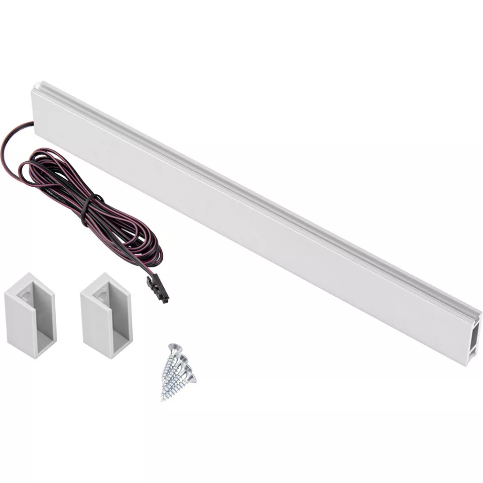 Railing Slanke LED garderobe rail met...