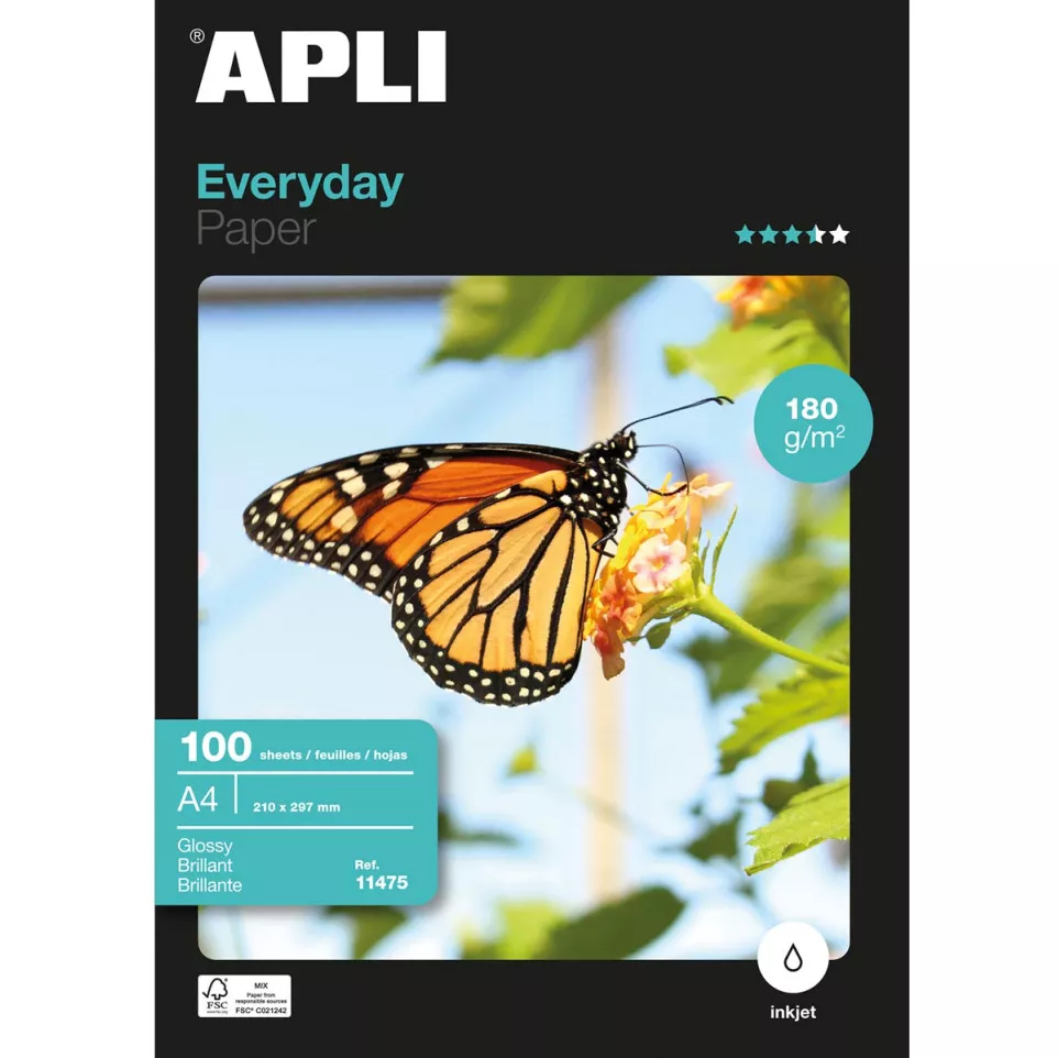 Apli papier photo Everyday ft A4, 180...
