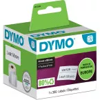 Dymo étiquettes LabelWriter, ft 89 x 41 mm, amovible, blanc, 300 étiquettes