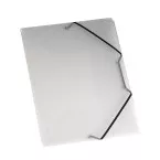 Viquel Propyglass Crystal Folder with Flaps and Elastic Closure