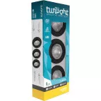 GU10 LED Spotlight 5W 400lm Warm White Dimmable Black IP20 Pack of 3