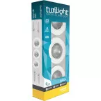GU10 5W 400lm Warm White Dimmable LED Spot IP20 White Pack of 3