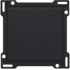 Niko black single switch finishing set per piece
