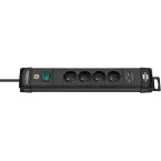 Bloc multi-prises Ecolor avec 2 USB, 4 prises + interrupteur / pce