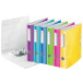 Leitz WOW classeur à levier Active, couleurs assorties, dos de 6,5 cm