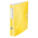 Leitz WOW Lever Arch File Active Spine 6.5 cm Yellow