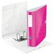 Leitz WOW Lever Arch File, 8.2 cm Spine, Pink