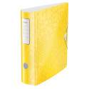 Leitz WOW Lever Arch File Active, 8.2 cm spine, yellow