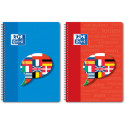 Oxford Vocabulary Coach cahier spiralé, ft A5, 48 feuilles, ligné, couleurs assortis