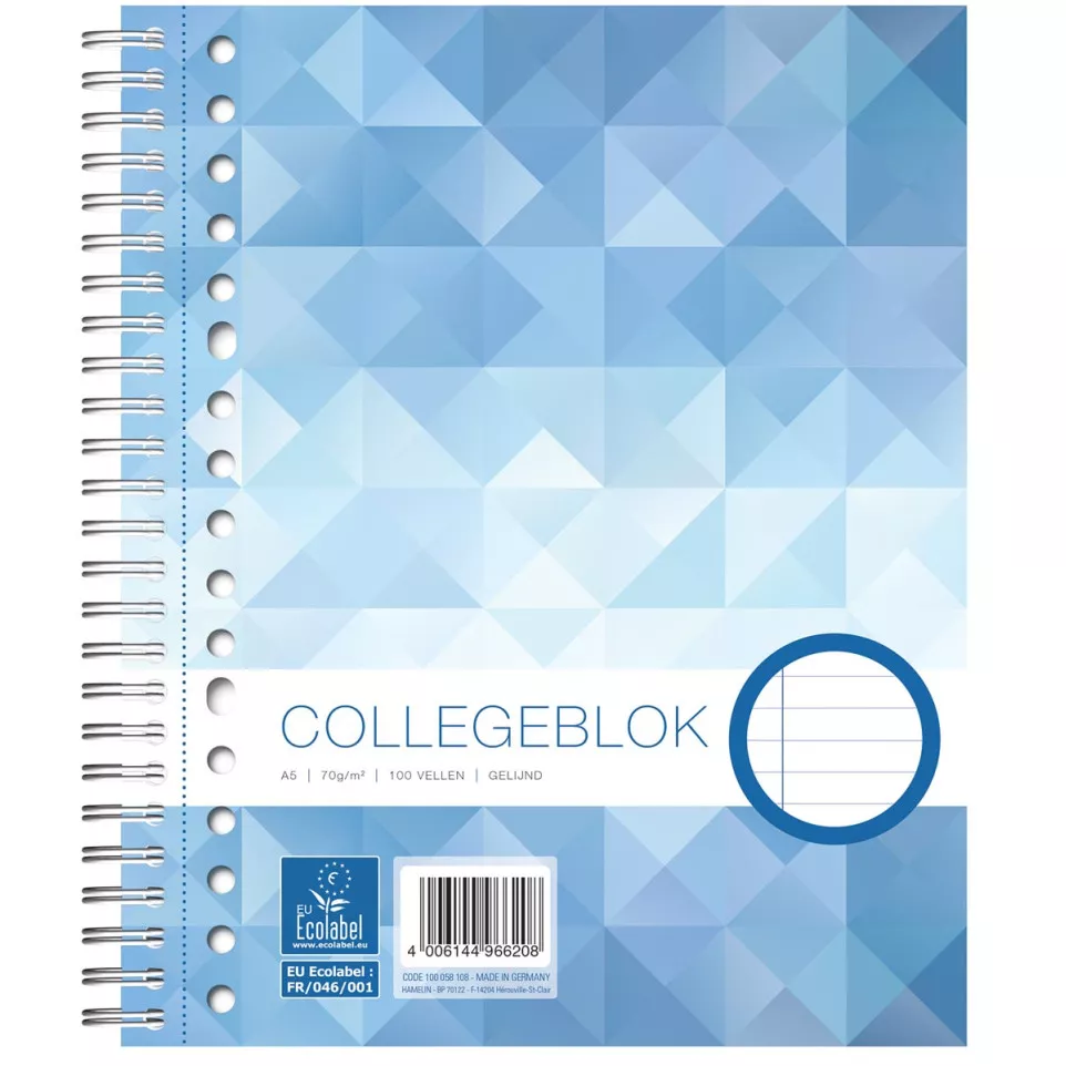 WORK College Ruled Notebook A5 17...