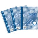 College Notebook, A4 Lined, 80 Pages, Cardboard Cover