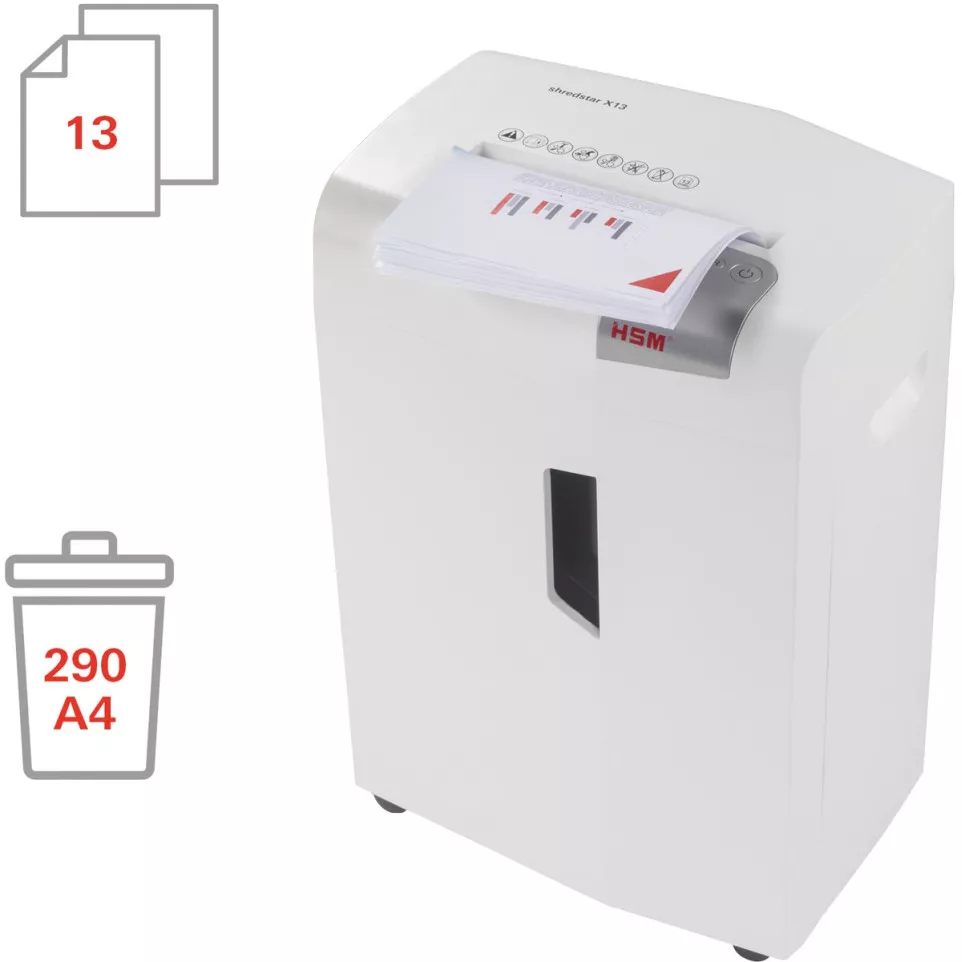 HSM ShredStar X13 4x37mm Cross Cut...