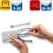 Rapid pince agrafeuse profondeur d'introduction 56 mm pour 24/6-8+, chrome