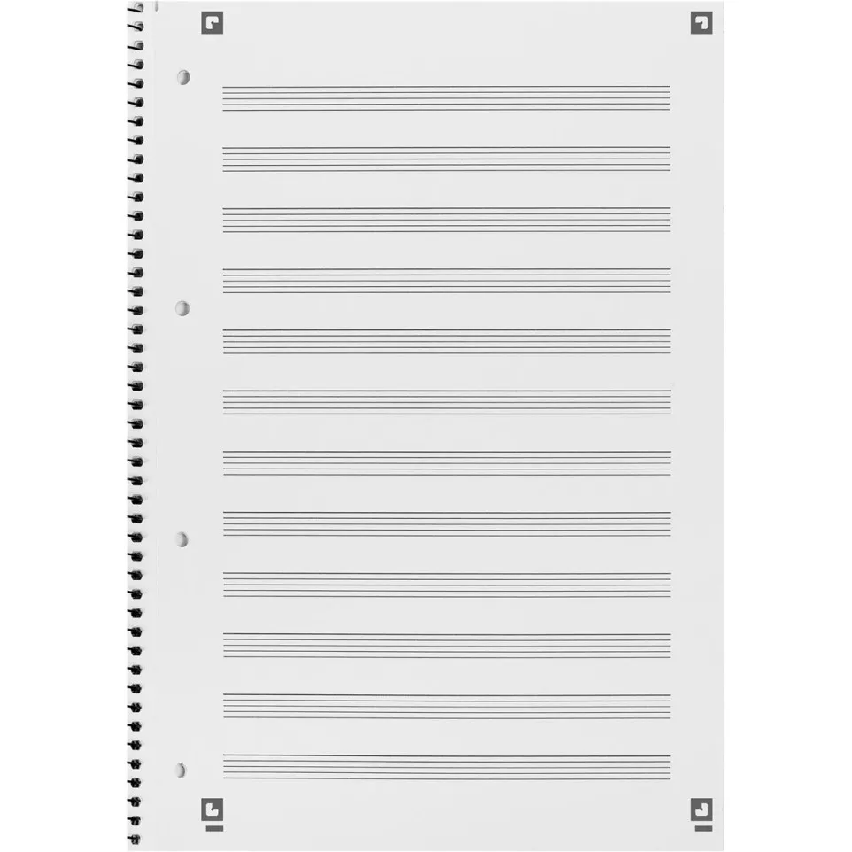 Oxford Music Notebook, A4, 100 Pages