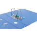 Elba Smart Pro+ Light Blue Lever Arch File 8 cm Spine