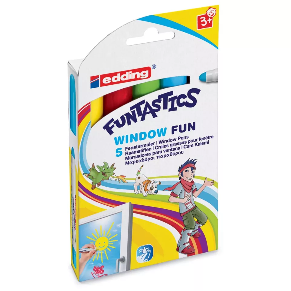 Edding window chalks, cardboard case,...