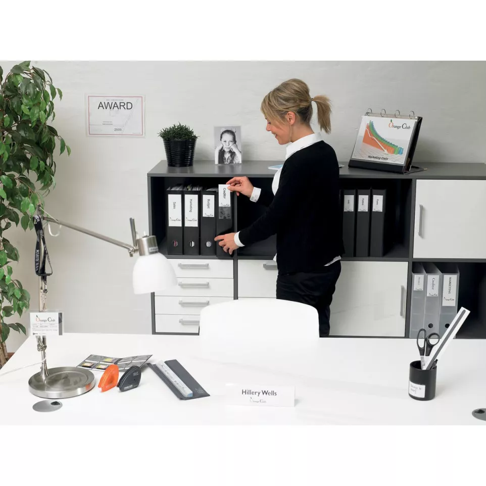 3L Etikethouder, ft 55 x 102 mm, etui...
