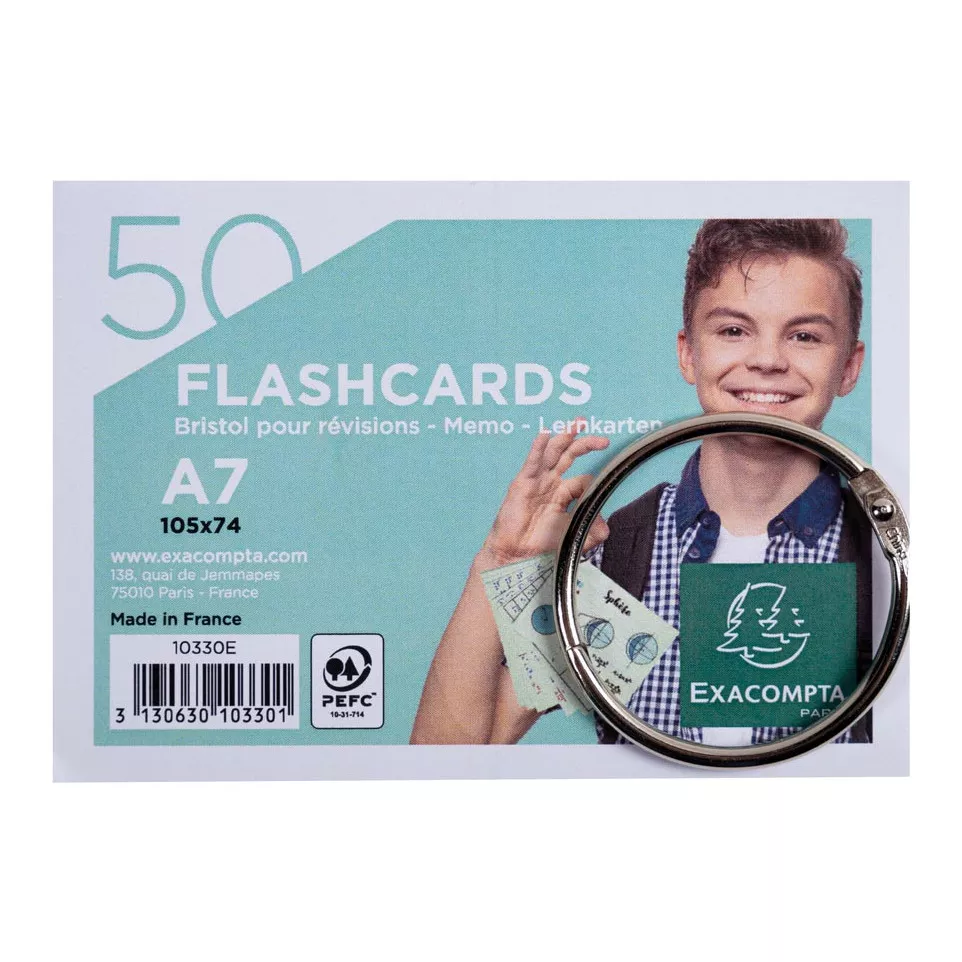 Exacompta Coloured Record Cards A7...
