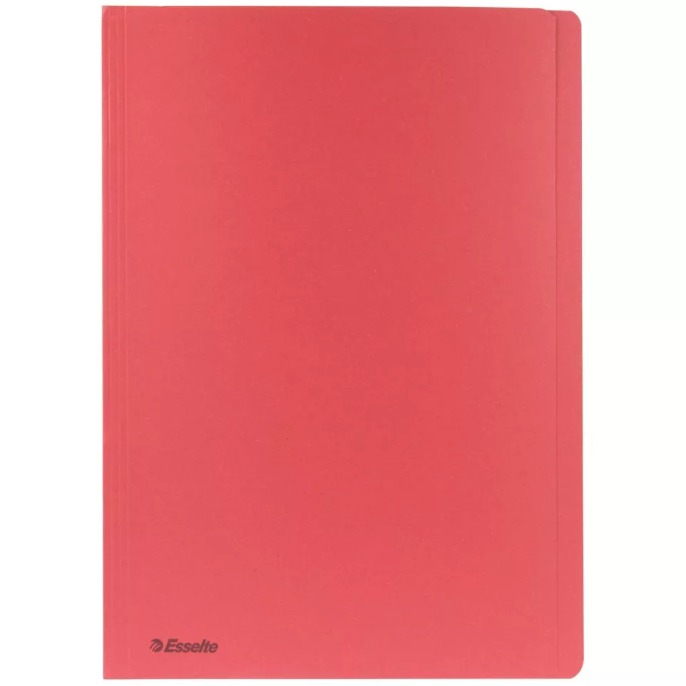 Esselte red file folder folio size