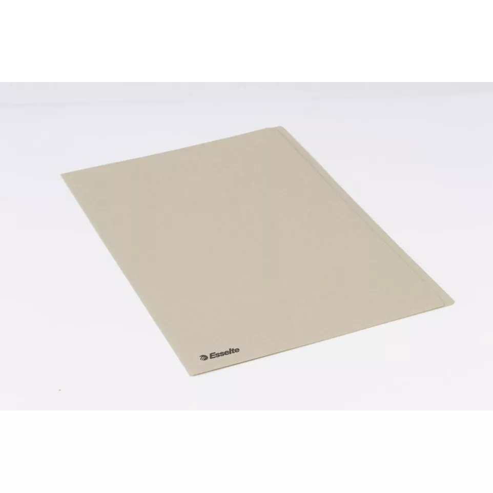 Esselte grey filing folder, folio size