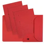 OXFORD Ultimate dossiermap, formaat A4, uit karton, met 2 kleppen, pak van 25 stuks, rood