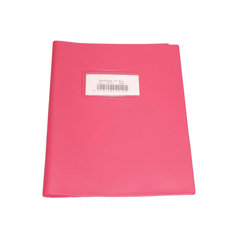 Bronyl Notebook Cover 16.5 x 21 cm Pink