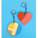 Graine Créative Sleutelhanger hout, assortiment vormen, diameter 55 mm, zakje van 10 stuks
