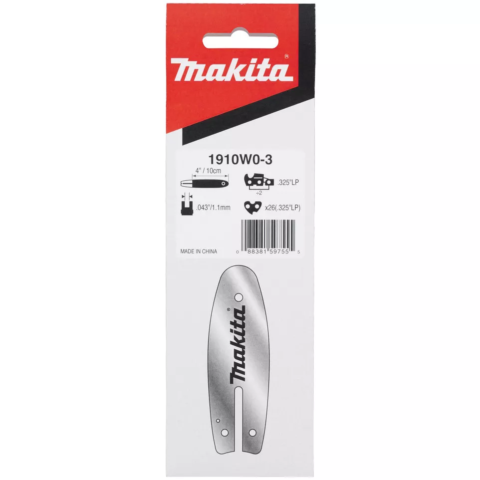 Guide chaine Makita 10cm pour chaine...