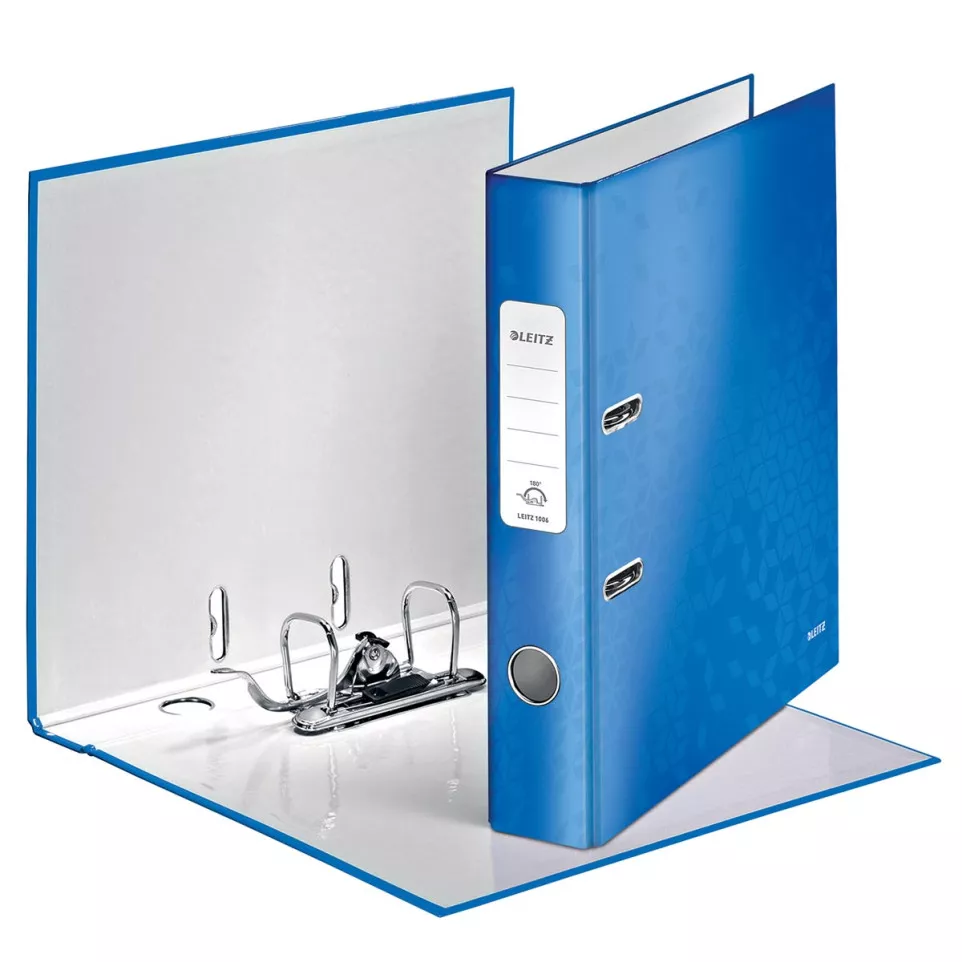 Leitz WOW ordner blauw, rug van 5,2 cm