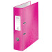 Leitz WOW Lever Arch File, Pink, 8.0 cm Spine