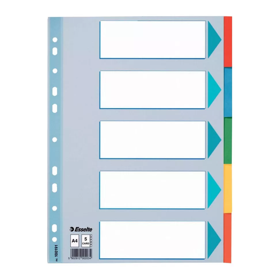 Esselte tabbladen, voor ft A4, uit...